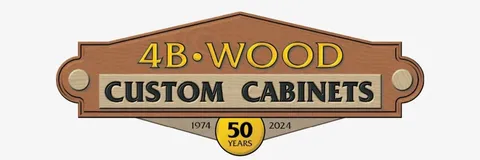 4-B Wood Custom Cabinets logo