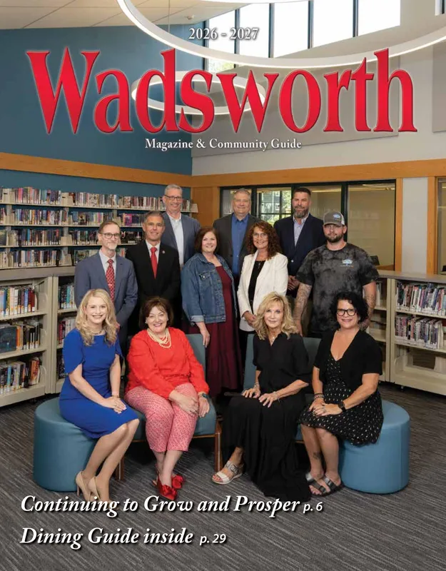 Cover of the 2026 to 2027 Wadsworth Magazine and Community Guide